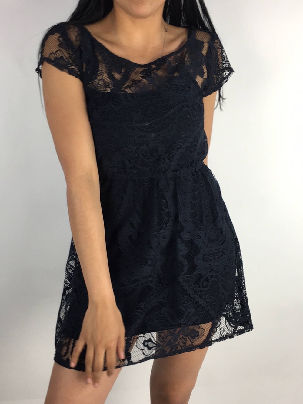 NWOT Hollister Doheney lace overlay dress